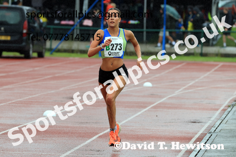 Senior Womens 4 Stage 2025 Northern Athletics Autumn Road Relays, Leigh, Lancashire. Photo: David T. Hewitson/Sports for All Pics